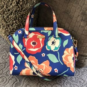 Kate Spade Newbury Lane Floral Satchel Small